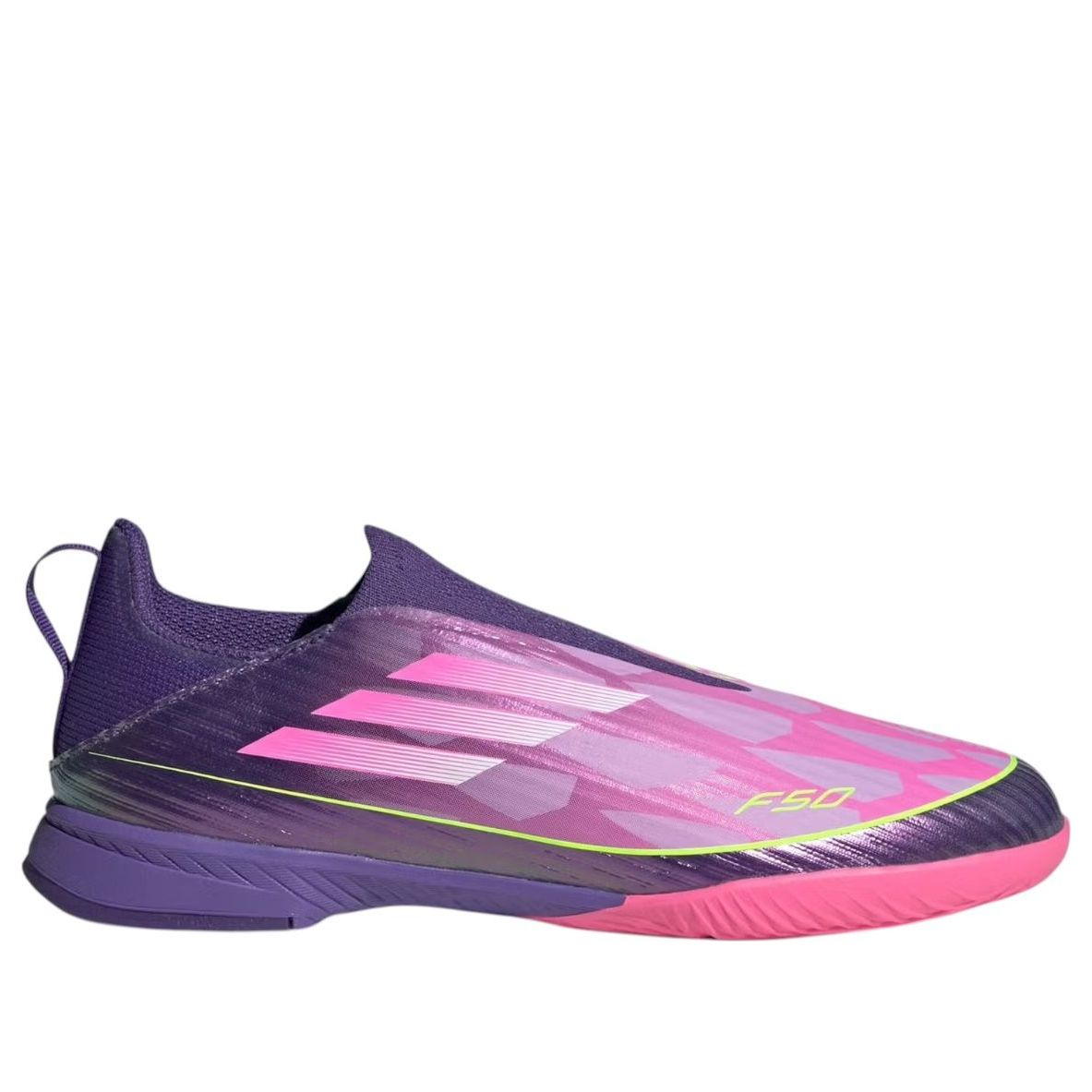 (GS) adidas x Lamine Yamal F50 Laceless Indoor 'Purple' JQ9756