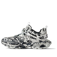 Balenciaga Track Graffiti 'White Black' 542023W3RRA9010