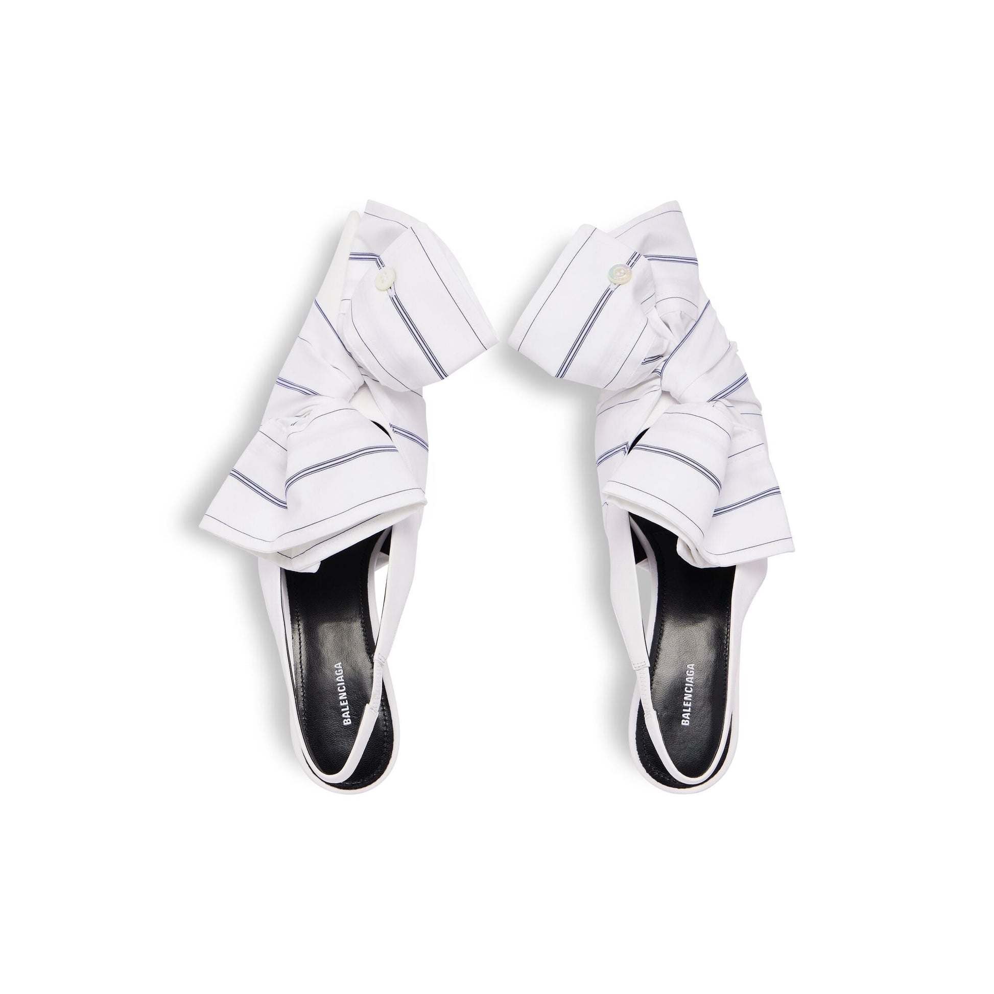 (WMNS) Balenciaga Knife Chemise 40mm Slingback 'White' 786223WB1H29000
