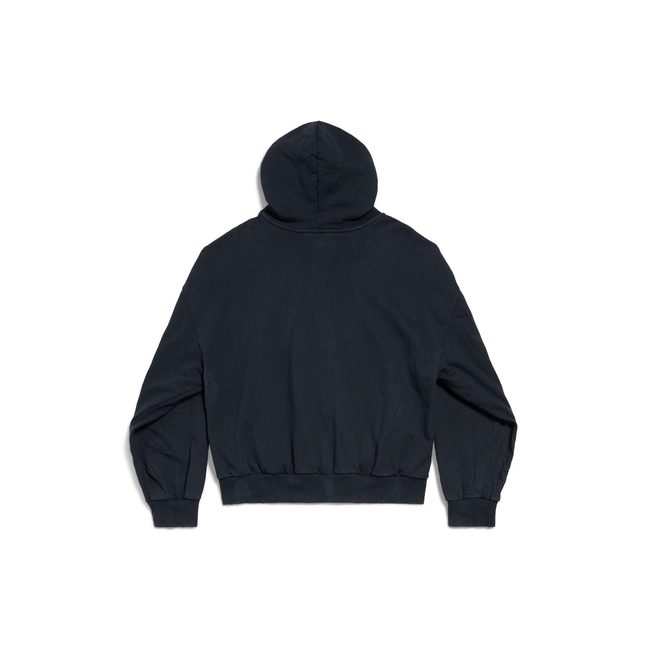 (WMNS) Balenciaga Saint Germain Full Zip Hoodie Regular Fit 'Dark Blue' 803264TRVO98065