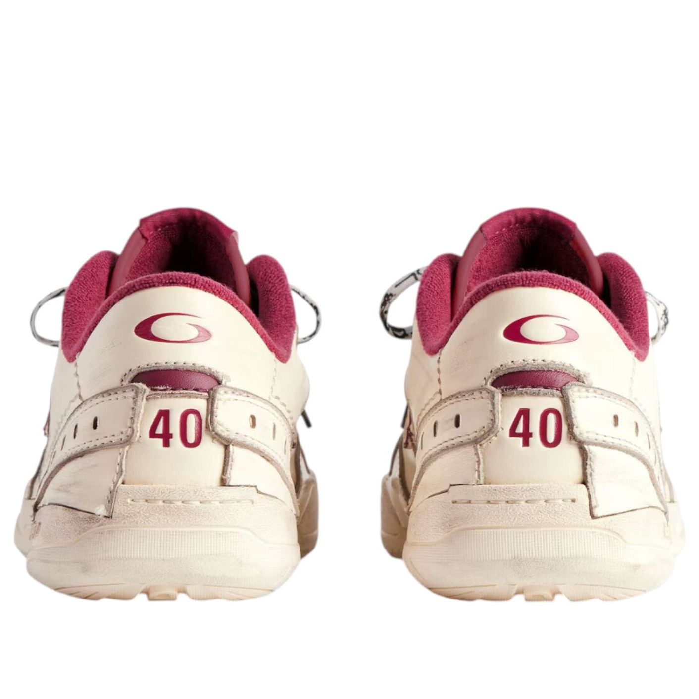 (WMNS) Balenciaga Hamptons Worn-out 'Off White Red' 841763WCURS9960