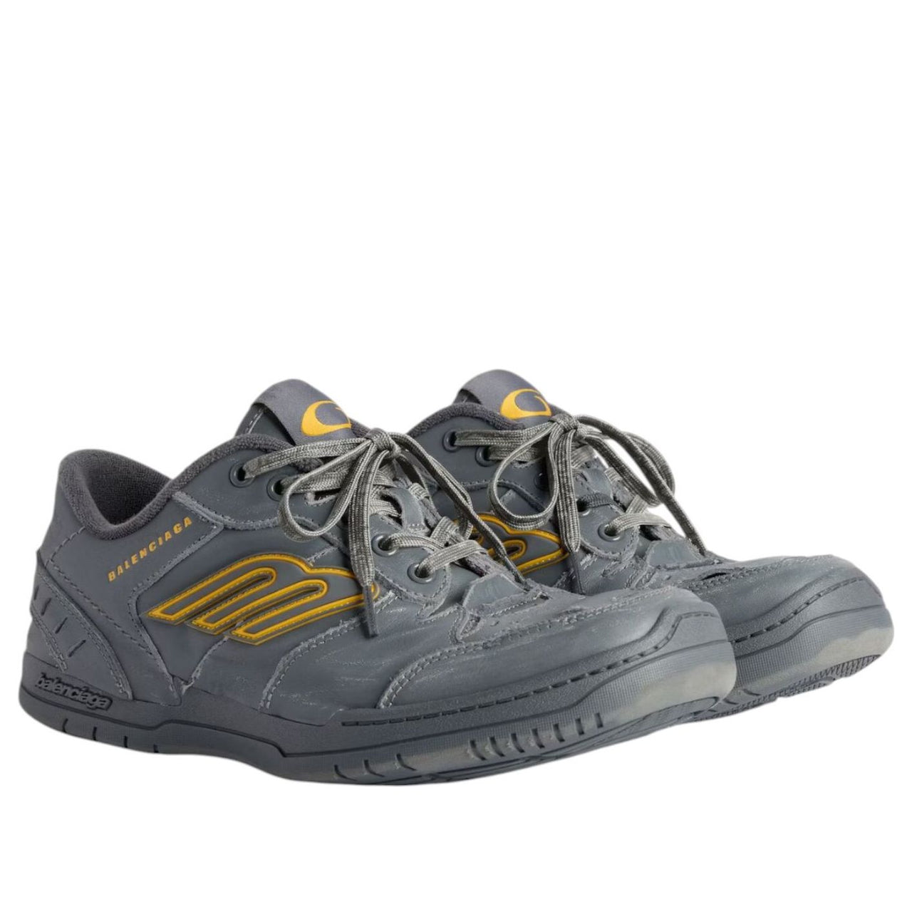 Balenciaga Hamptons Worn-out 'Grey Yellow' 841765WCURB1180