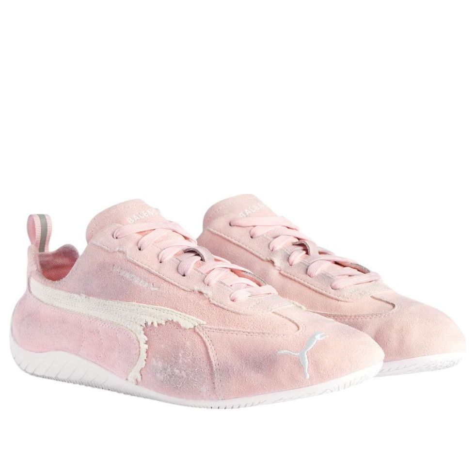 Balenciaga x Puma Speedcat Suede 'Distressed Pink White' 847146WSDSD5090