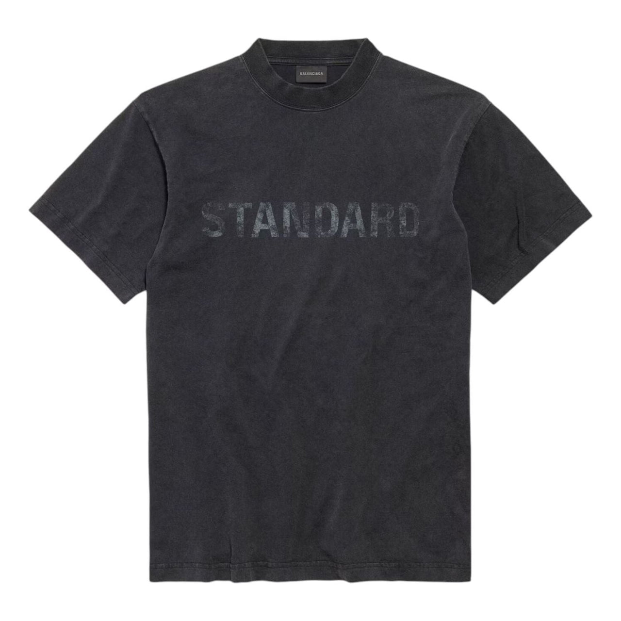 Balenciaga Standard T-shirt Regular Fit 'Black Faded' 850261TTVC71041