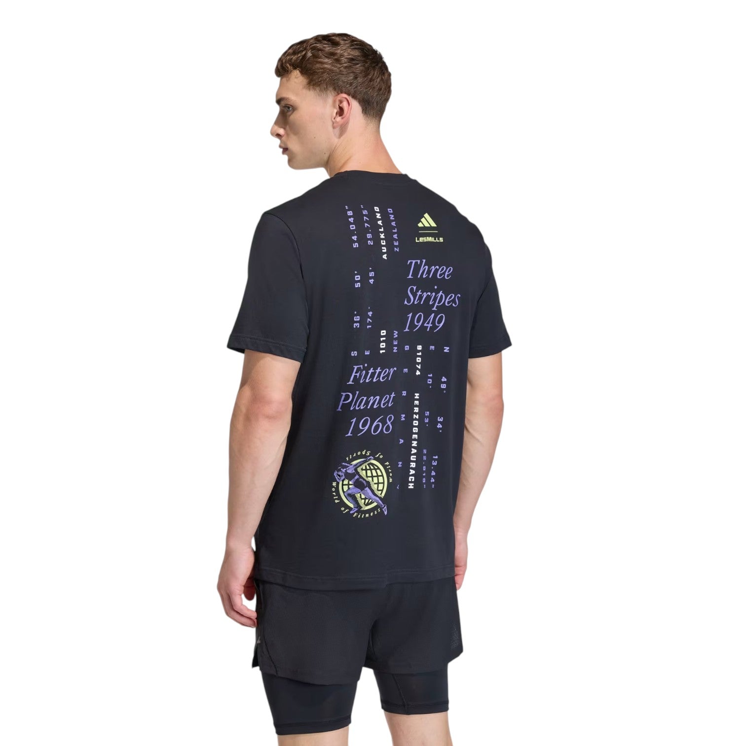 adidas Les Mills One Tribe Graphic Short Sleeve T-Shirt 'Black' KE7820