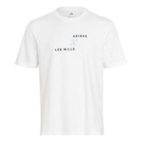 adidas Les Mills One Tribe Graphic Short Sleeve T-Shirt 'White' KE7821