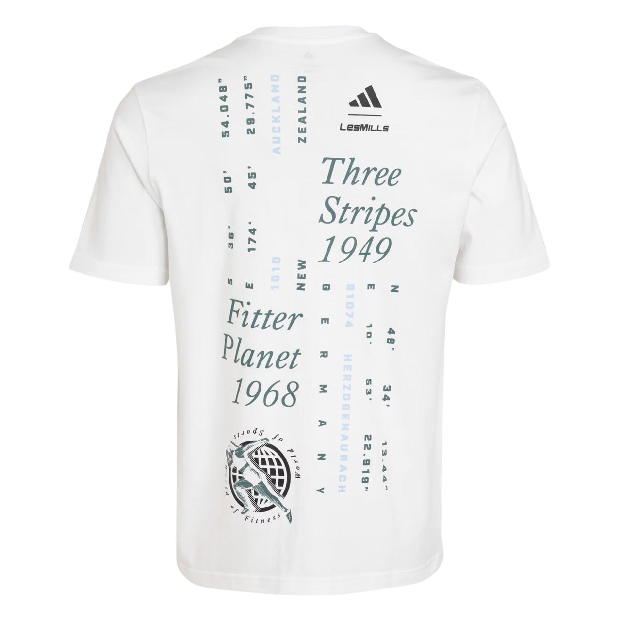 adidas Les Mills One Tribe Graphic Short Sleeve T-Shirt 'White' KE7821