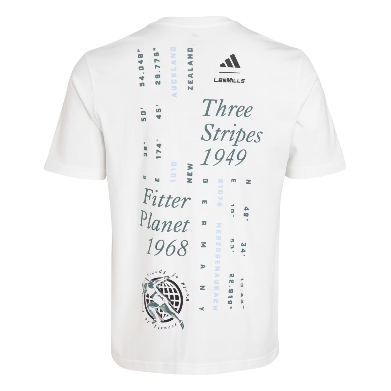adidas Les Mills One Tribe Graphic Short Sleeve T-Shirt 'White' KE7821