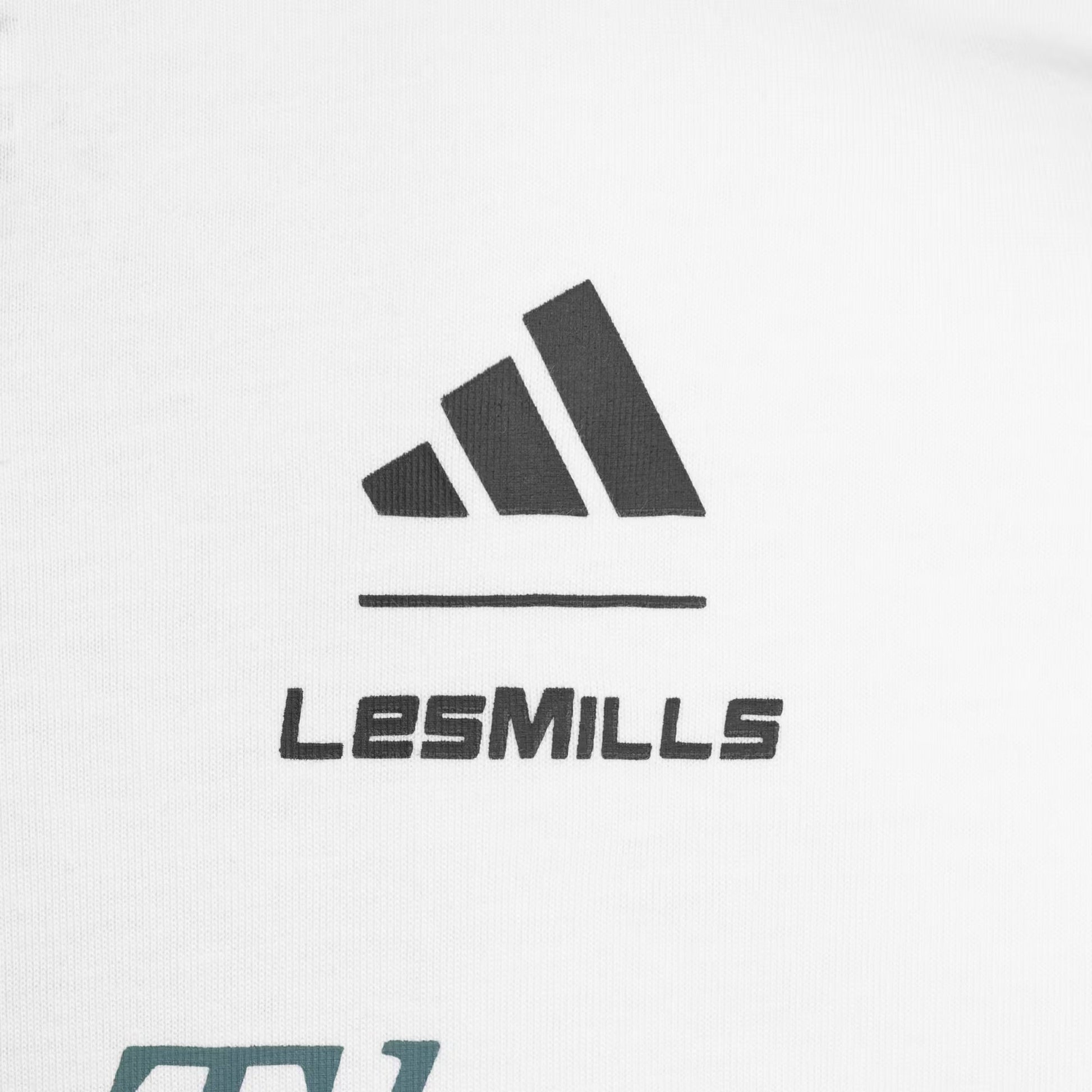 adidas Les Mills One Tribe Graphic Short Sleeve T-Shirt 'White' KE7821