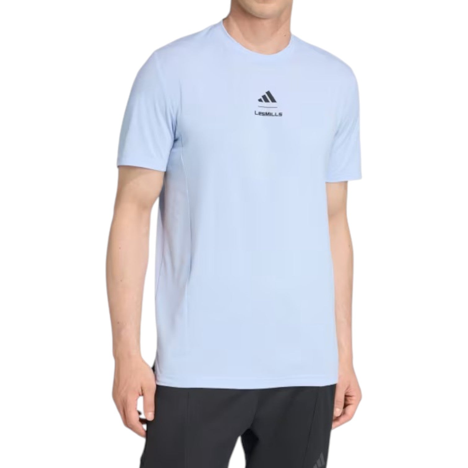 adidas x Les Mills Graphic Short Sleeve T-Shirt 'Glow Blue' KD4346