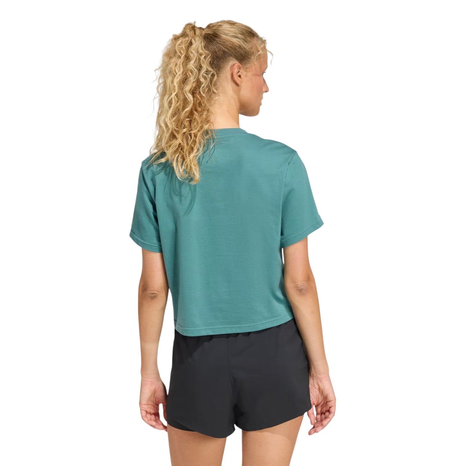 (WMNS) adidas x Les Mills Movers Graphic T-Shirt 'Preloved Teal' KE7815