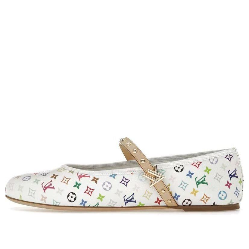(WMNS) LOUIS VUITTON x Takashi Murakami Romy Ballerina 'White' 1AGVFM