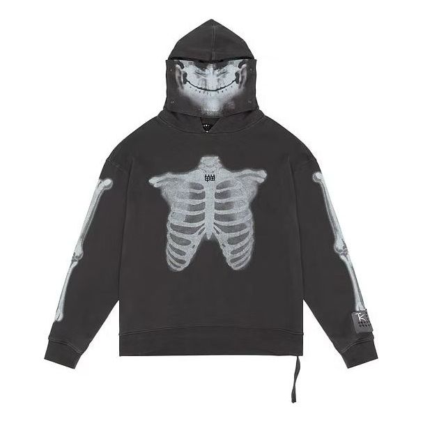Ksubi X Trippie Redd Skeleton Biggie Hoodie 'Black' MTR24FL002