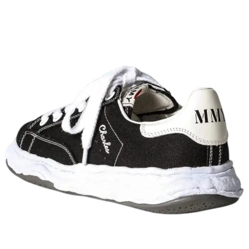 Maison MIHARA YASUHIRO Charles OG Sole Canvas Low 'Black' A12FW703-BLK