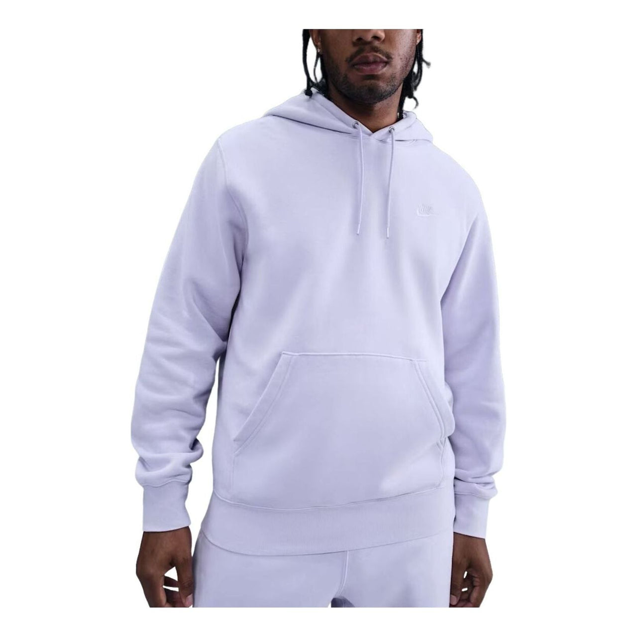 Nike Sportswear Club Washed Fleece Hoodie 'Ghost' IQ1219-057