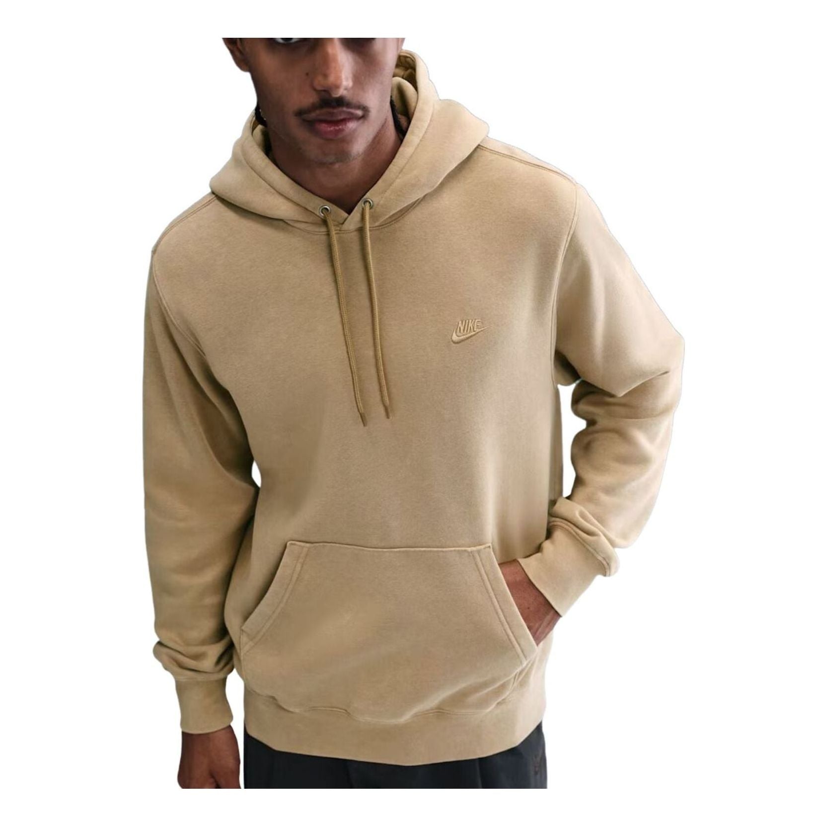 Nike Sportswear Club Washed Fleece Hoodie 'Parachute Beige' IQ1219-297