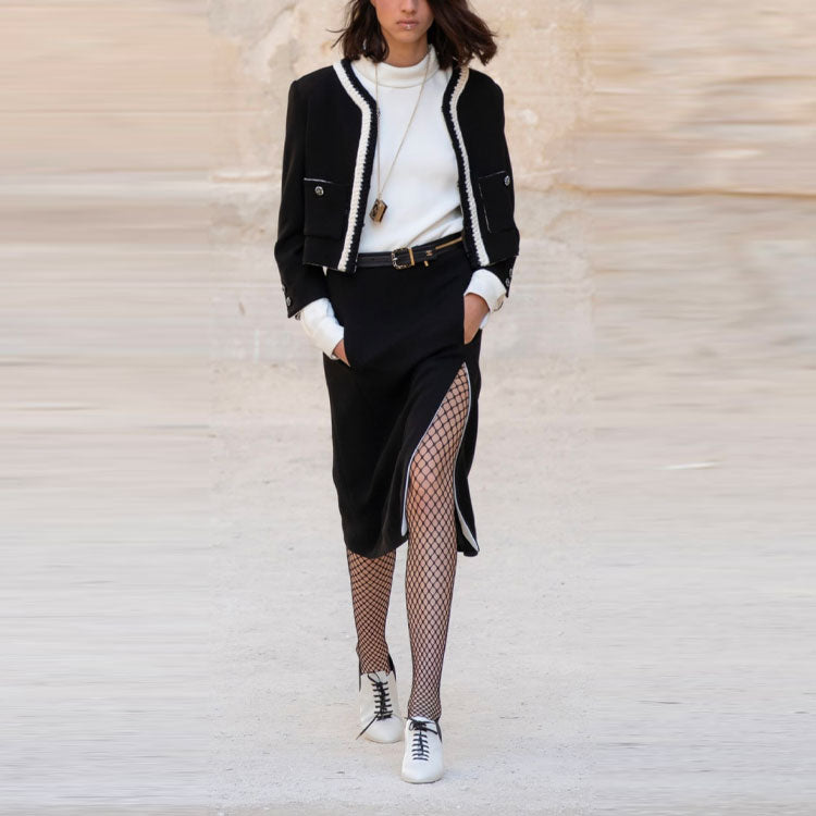 CHANEL Jackets Women's Black