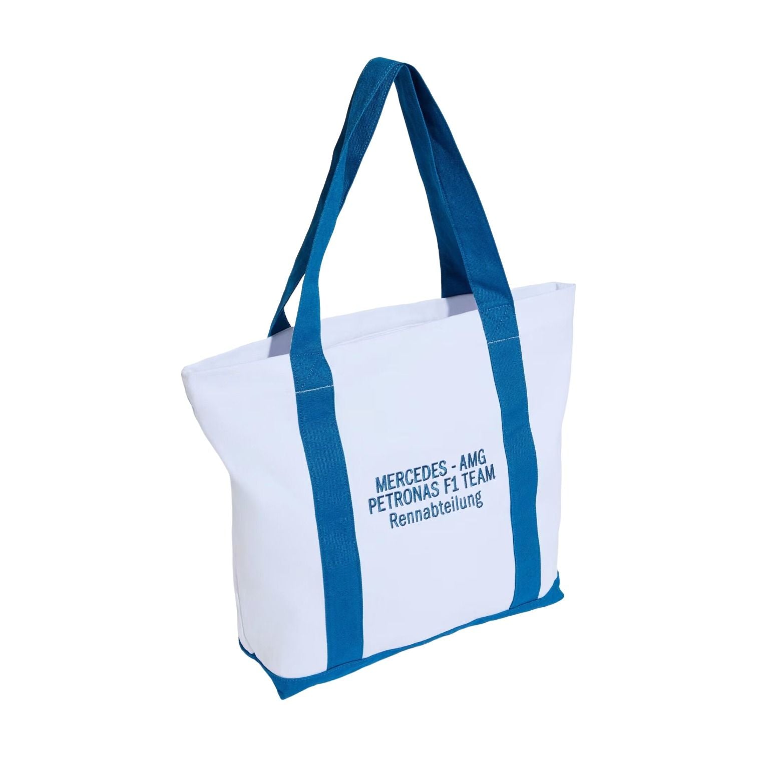 adidas x Mercedes AMG Petronas Formula 1 Team Blue Wonder Tote Bag 'White Dark Marine' KW1994