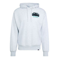 adidas x Mercedes AMG Petronas Formula 1 Team Hoodie Asia Sizing 'Light Grey Heather Semi Mint Rush' HY8003