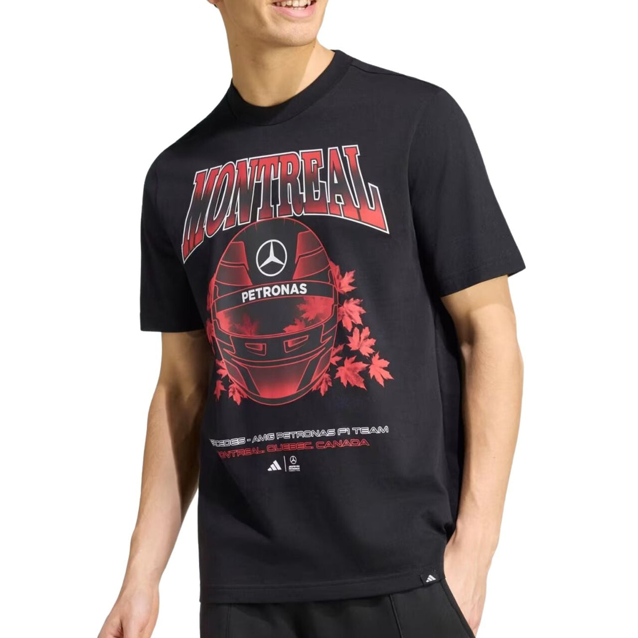 adidas Mercedes AMG Petronas Formula 1 Team Montreal T-Shirt 'Black' KT9256