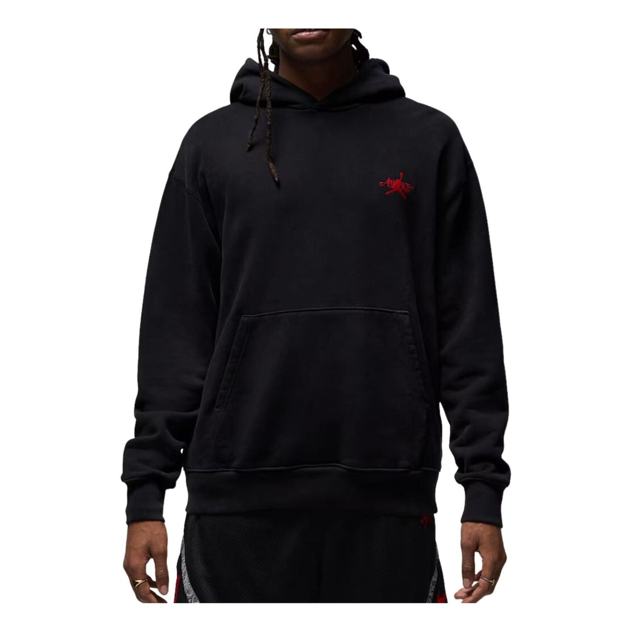 Air Jordan x Awake NY Fleece Hoodie 'Black Sail University Red' FQ5443-010
