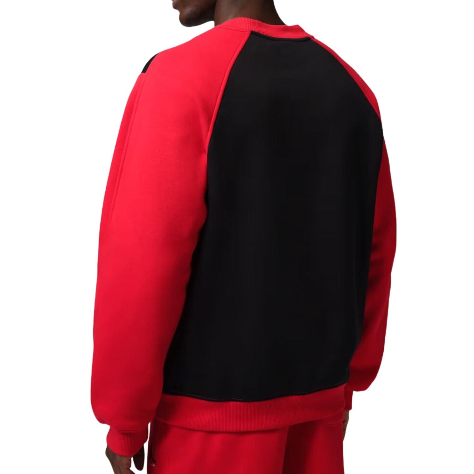 Jordan Brooklyn Fleece Sweatshirt 'Black University Red' IM8978-011