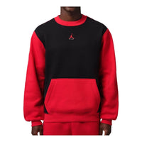 Jordan Brooklyn Fleece Sweatshirt 'Black University Red' IM8978-011