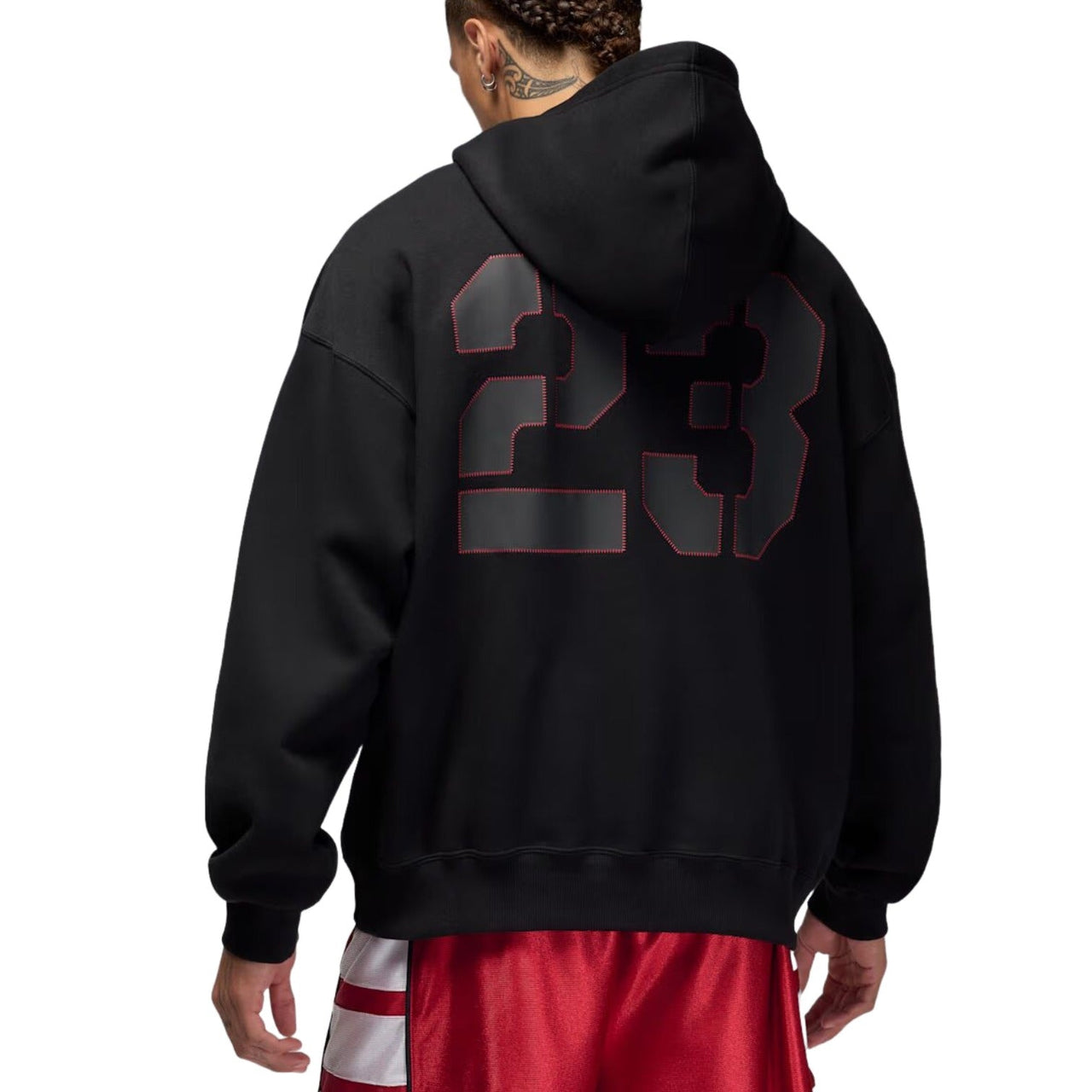 Air Jordan Brooklyn Oversized Pullover Hoodie 'Black' IM7943-010
