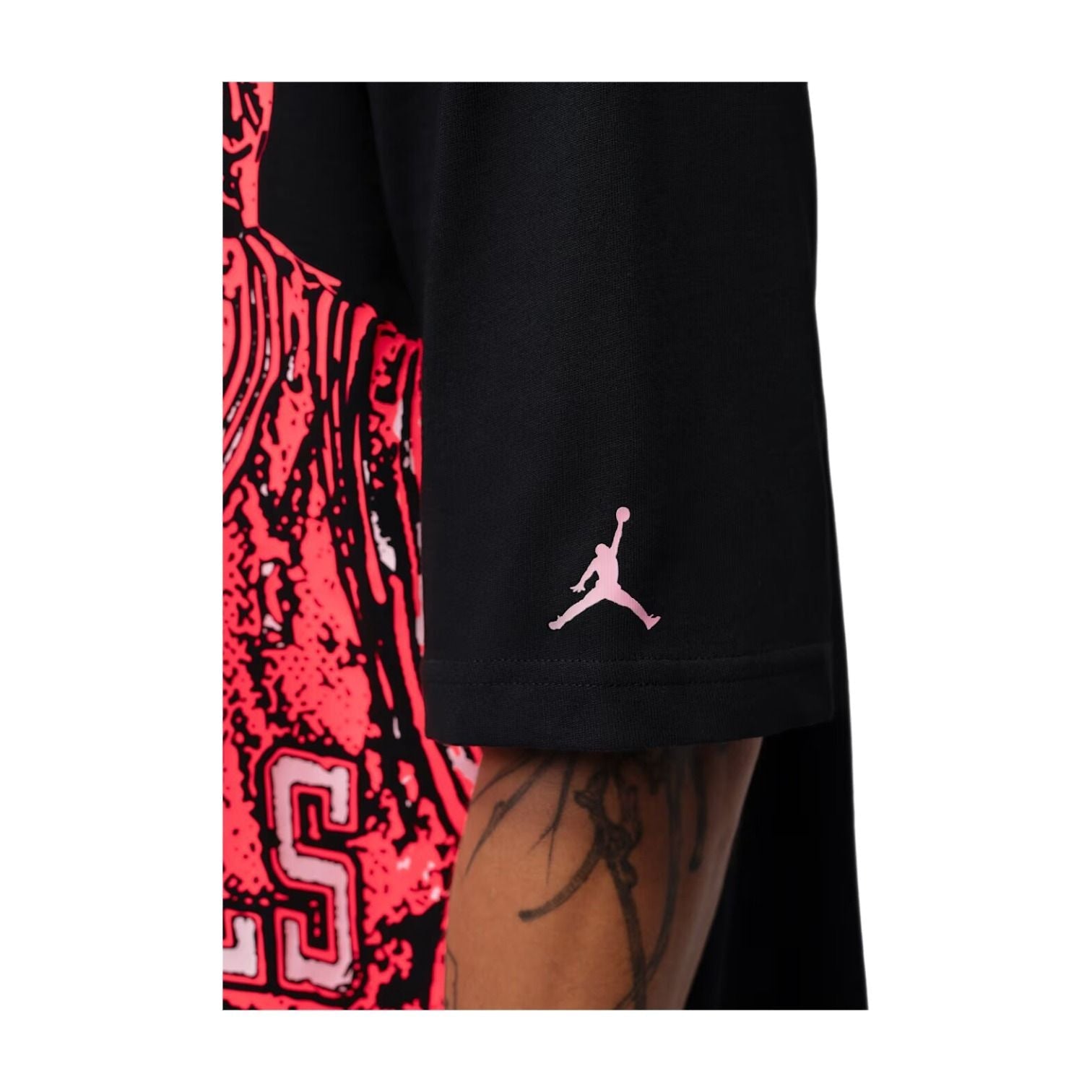 Jordan Sport Dri-FIT Graphic T-Shirt 'Black Hot Punch' IV4900-010