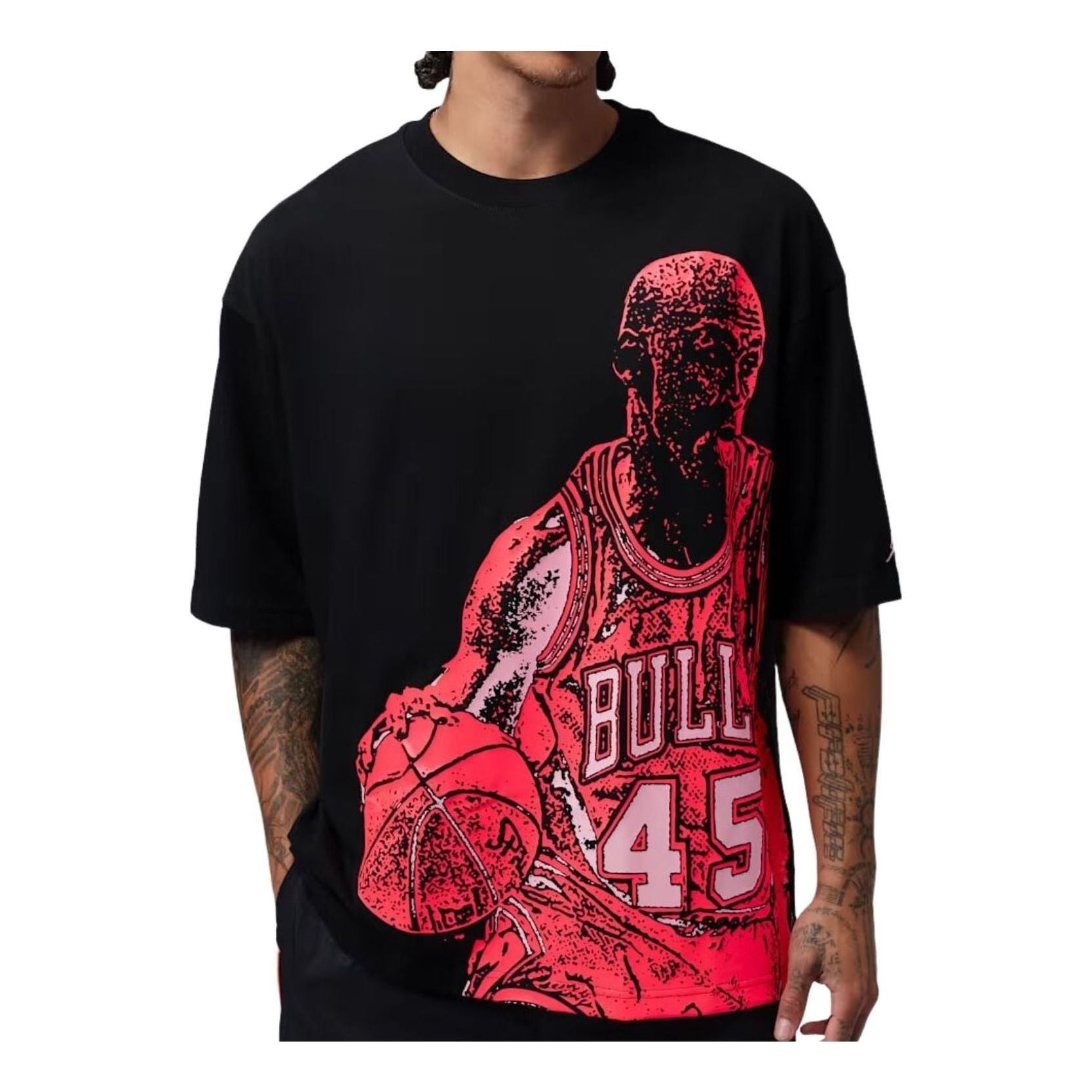 Jordan Sport Dri-FIT Graphic T-Shirt 'Black Hot Punch' IV4900-010