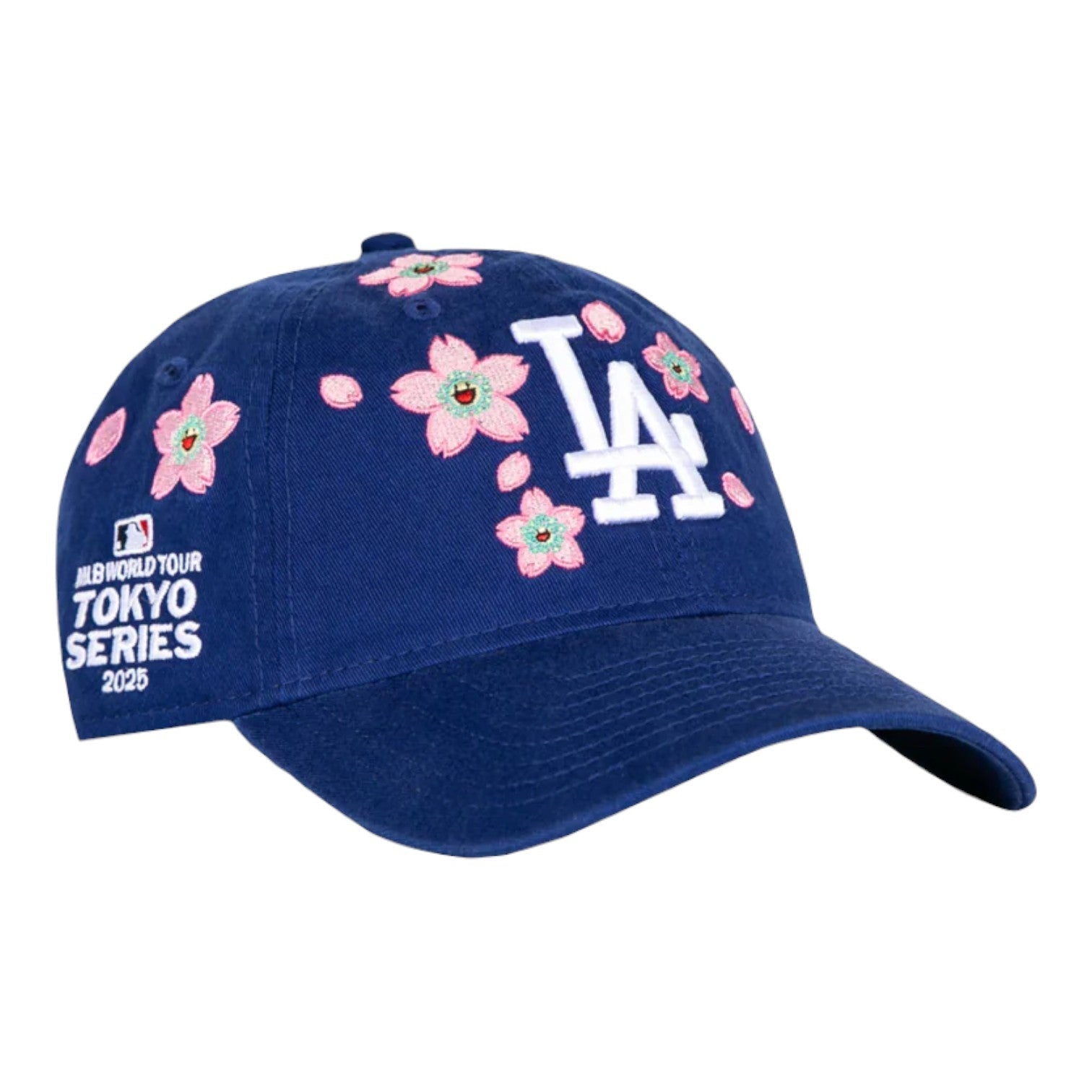 New Era x Takashi Murakami x MLB World Tour Tokyo Series 2025 New Era 9TWENTY Dodgers Strapback Hat 'Blue' 22708-NAVY-DGRS