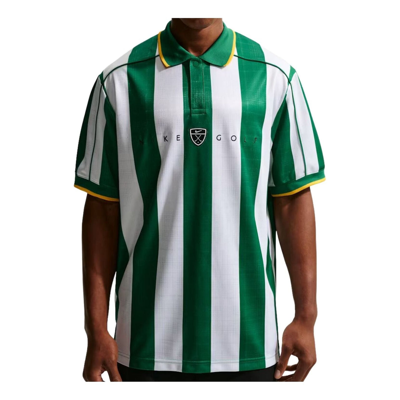 Nike Fairway Fresh Dri-FIT Loose Short-Sleeve Golf Polo 'Malachite University Gold' IB0229-365