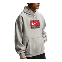 Nike Solo Swoosh Fleece Pullover Hoodie 'Dark Grey Heather' IF1258-063