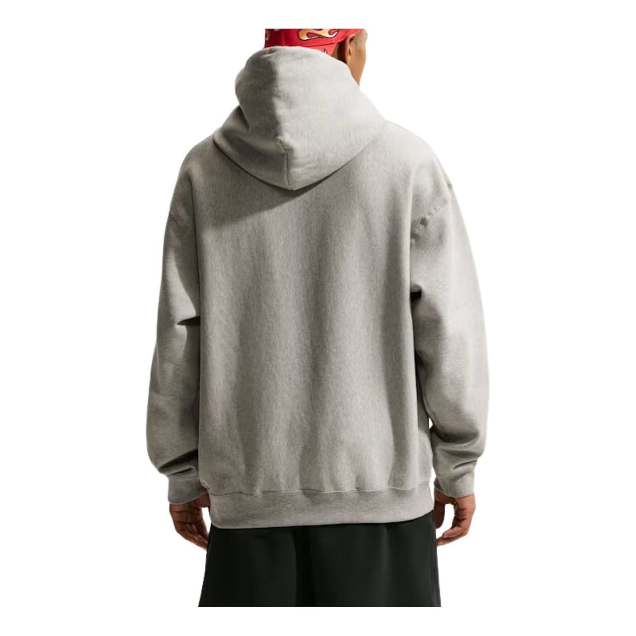 Nike Solo Swoosh Fleece Pullover Hoodie 'Dark Grey Heather' IF1258-063