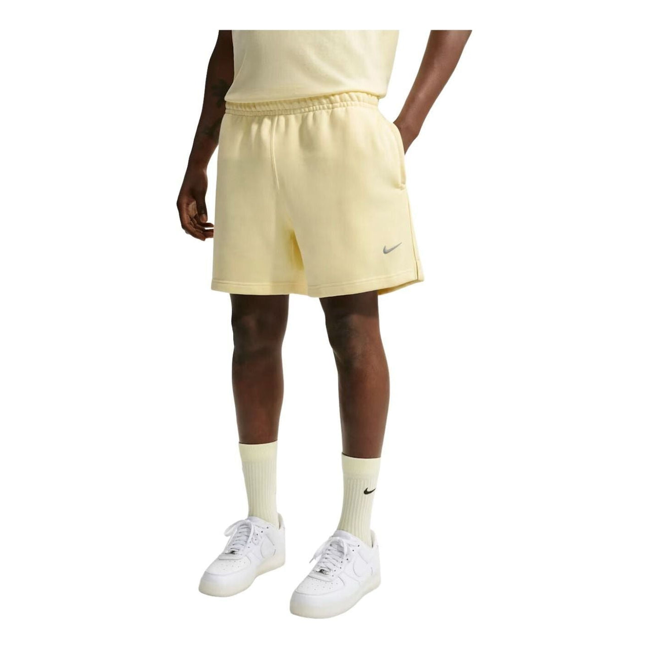 Nike x NOCTA Cardinal Fleece Shorts 'Alabaster Stealth' FQ0408-744