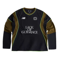 New Balance x Lack of Guidance Long Sleeve Jersey Asia Sizing 'Black Dark Olive' MT6249F5BK