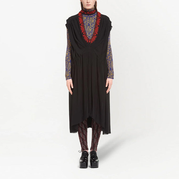 PRADA FW21 Sleeveless Dress Women's Black