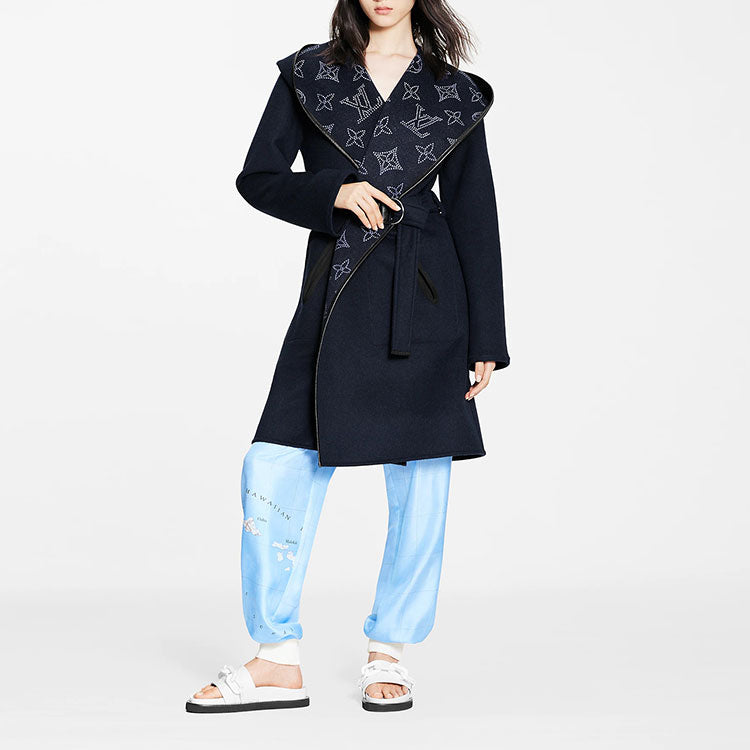 LOUIS VUITTON FW21 Coats Women's Dark Blue
