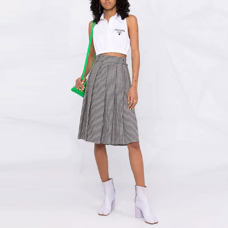 PRADA Crop Tops Women's White