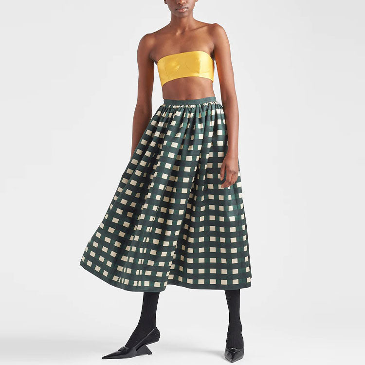 PRADA Casual Long Skirts Women's Green