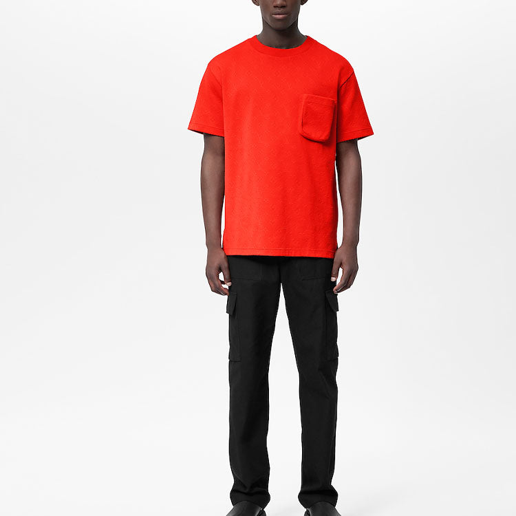 LOUIS VUITTON T Shirts Men Orange Red