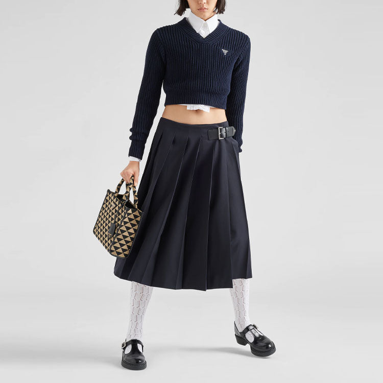 PRADA FW22 Sweater Women's Dark Blue