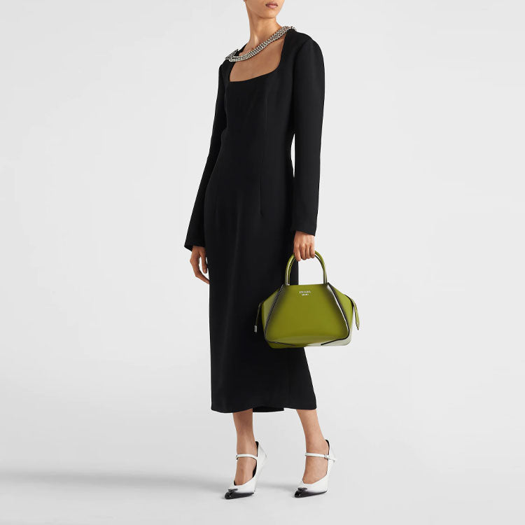 PRADA Long-Sleeved Dresses Women's Black