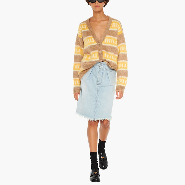 MIU MIU FW22 Knitwear Women's Yellow