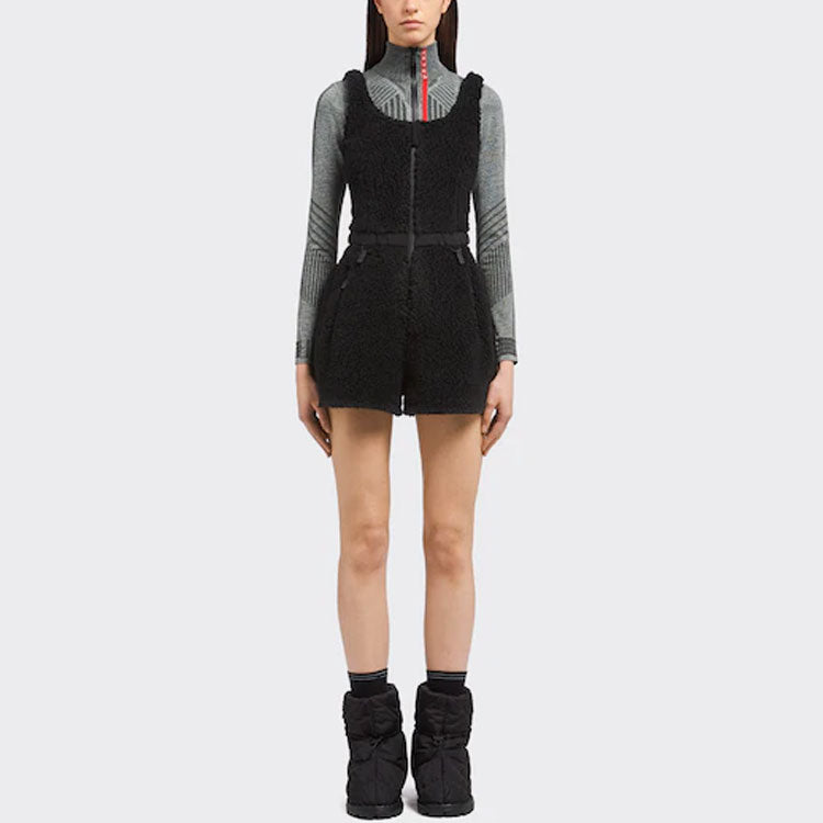 PRADA FW22 Sleeveless Dress Women's Black