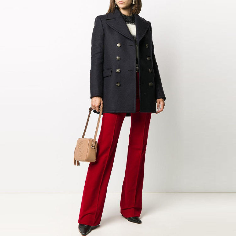 SAINT LAURENT Casual Pants Women's Red