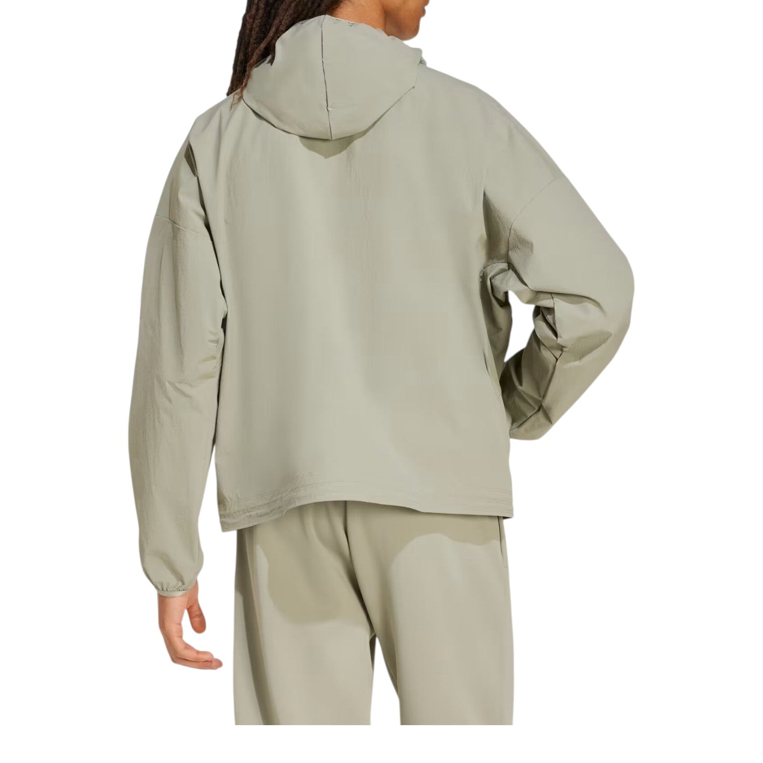 adidas Myshelter Loose-Fit Windbreaker 'Silver Pebble' JW3631