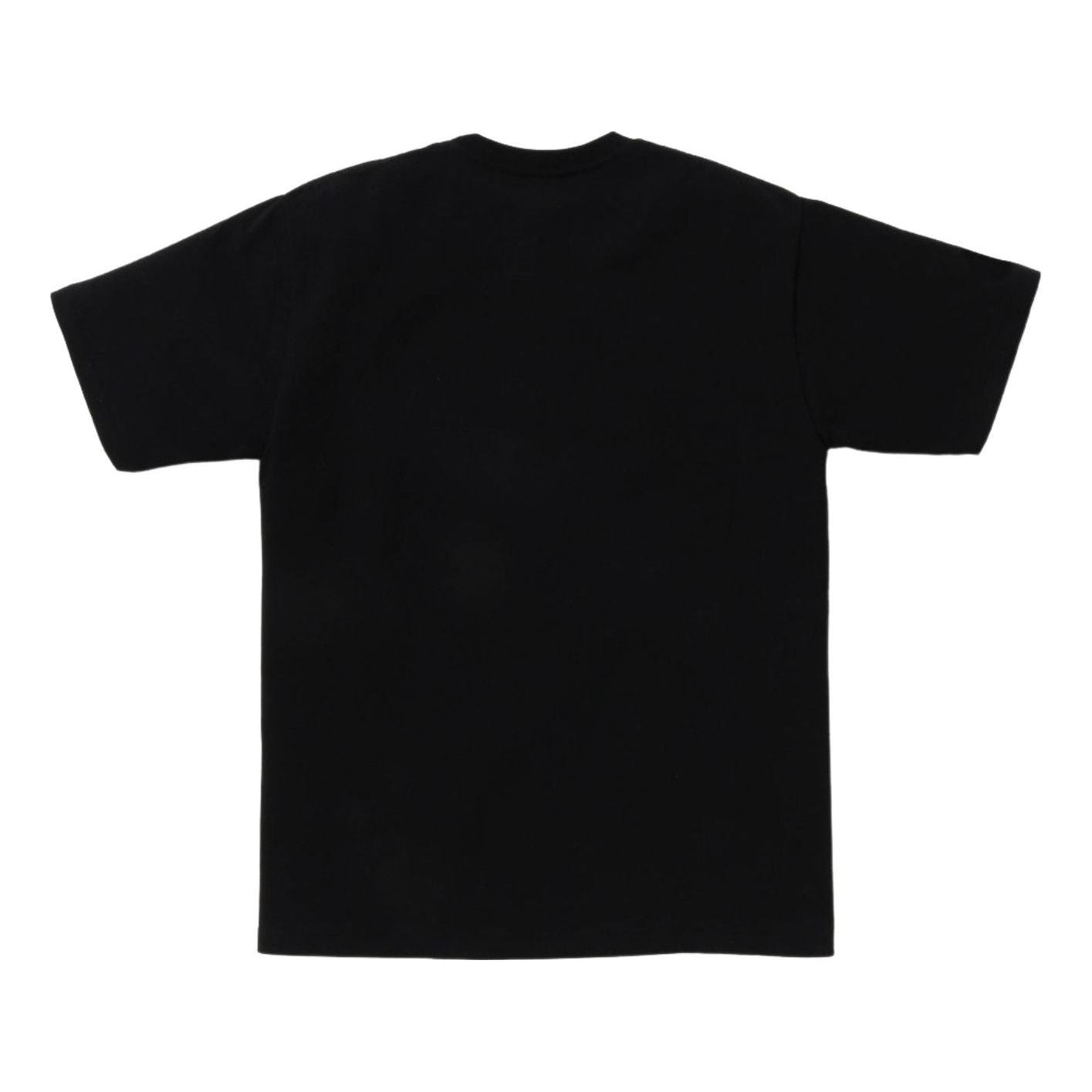 A Bathing Ape Multi Logo Ape Head Relaxed Fit T-Shirt 'Black' 1L30-110-332-BLK
