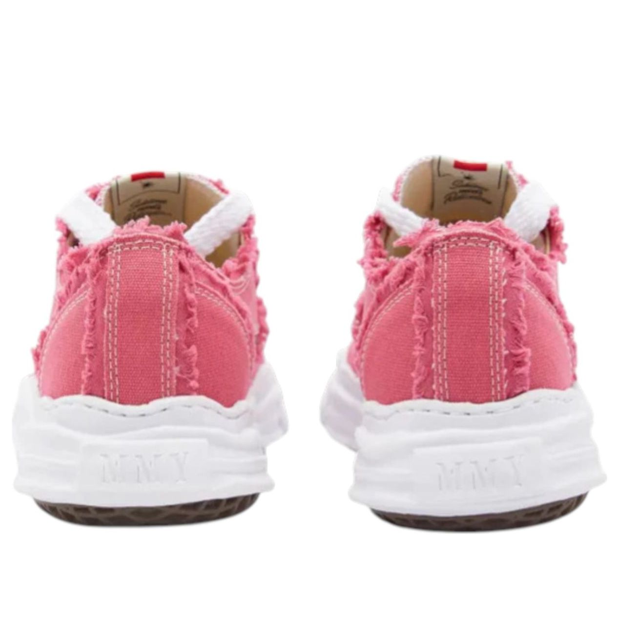 Maison MIHARA YASUHIRO Hank Og Sole Canvas Low-Top 'Frayed Pink' A14FW714-PINK