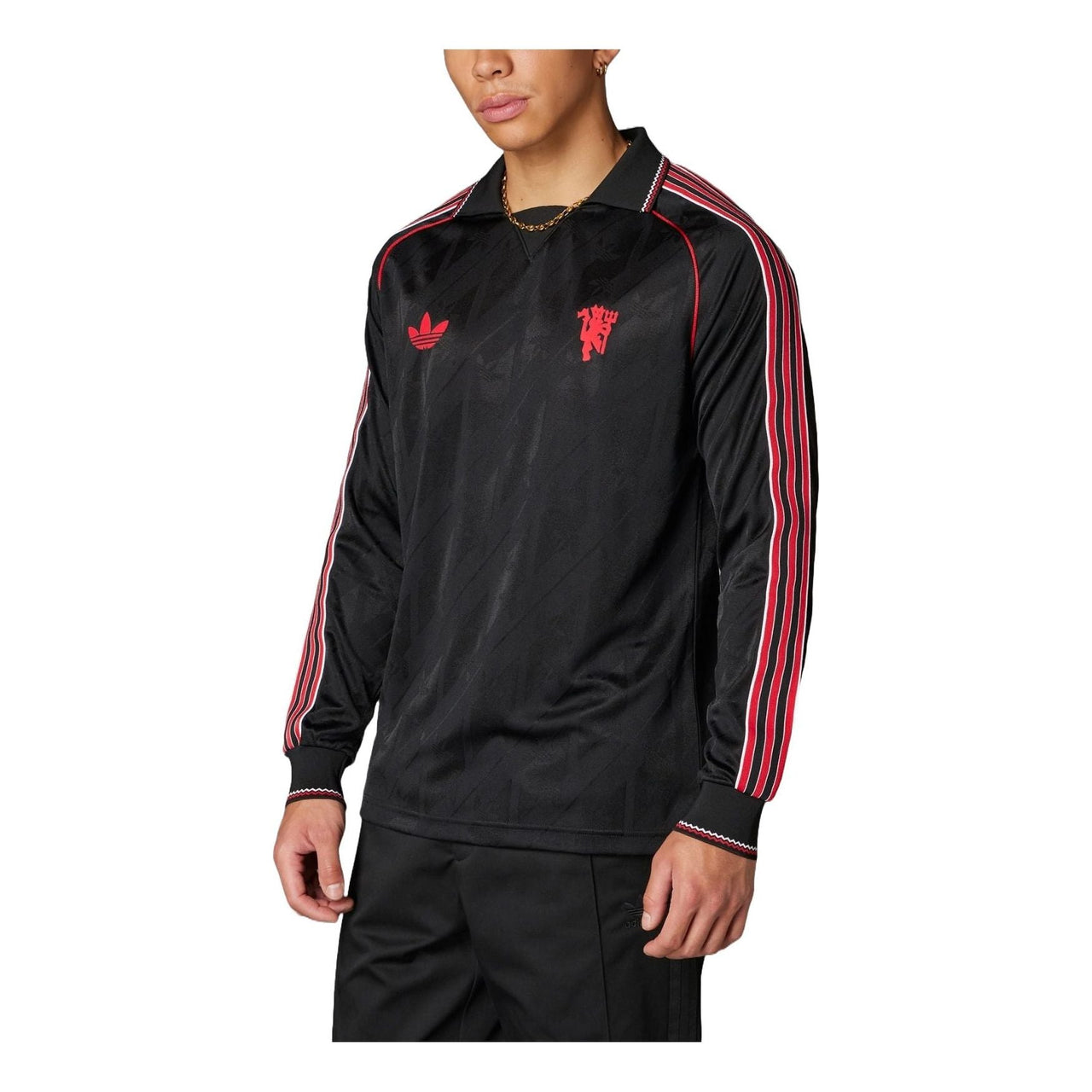 adidas Manchester United LFSTLR Jersey 'Black Red' IS6522